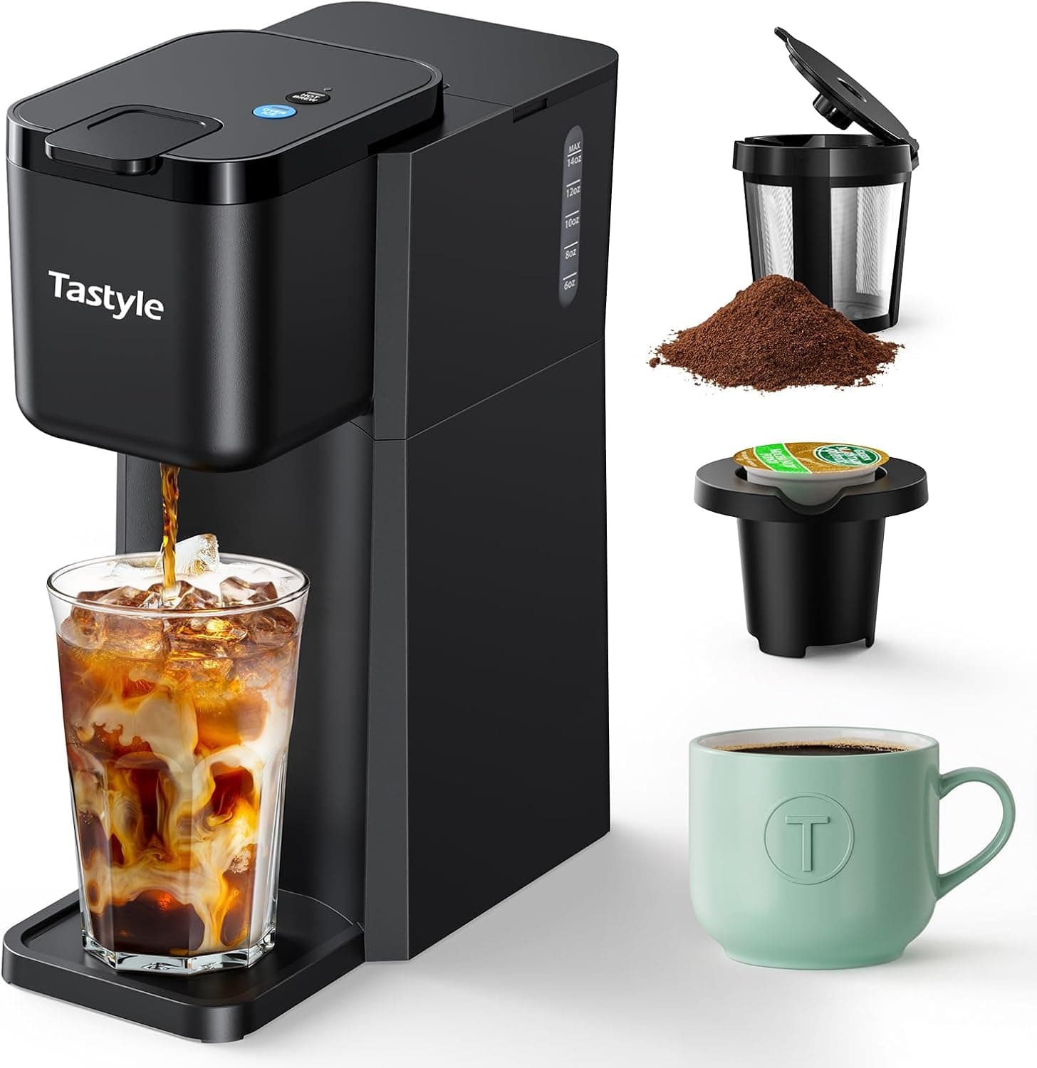 Keurig K-Mini Coffee Maker, Certified Refurbished, Black (Renewed)